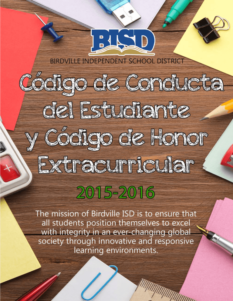 Birdville ISD Code Of Conduct Birdville ISD Code Of Conduct