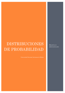 Distribuciones de probabilidad