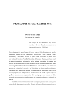 proyecciones matemáticas en el arte