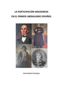 la participación aragonesa en el primer liberalismo español
