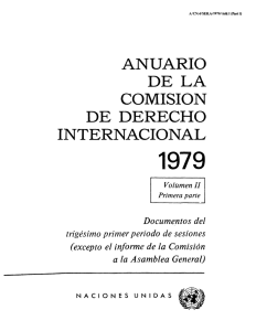 Anuario de la Comisión de Derecho Internacional, 1979, Volumen II