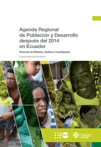 Agenda Regional de Población y Desarrollo después del 2014 en