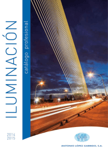 Catálogo de Iluminación Profesional 2014-2015