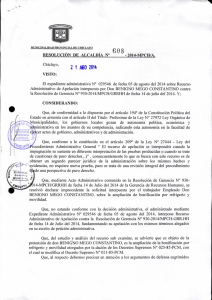 RA-608-2014-MPCH-A - Municipalidad Provincial de Chiclayo