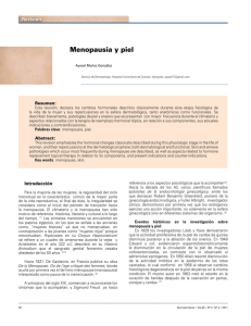 Menopausia y piel