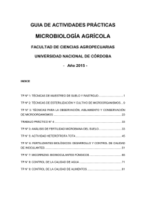 microbiología agrícola - Facultad de Ciencias Agropecuarias | UNC