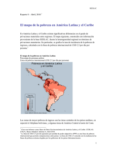 El mapa de la pobreza en América Latina y el Caribe
