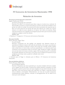 IV Concurso de Inventores Nacionales 1998 Relación de