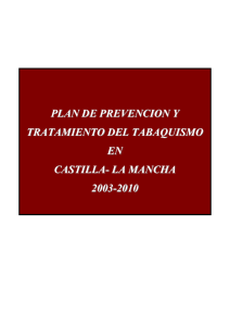 2003 Plan Tabaco 2003-2010 Castilla-La Mancha