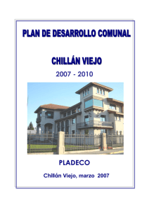 2007 - 2010 pladeco - Municipalidad de Chillán Viejo