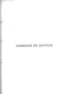 COMI5IüN DE JUSTICIA