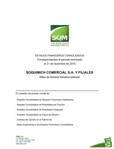Estados Financieros Consolidados SQMC 31.12.2015