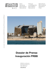 Dossier informativo - Universitat Pompeu Fabra