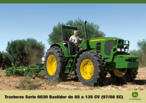 Tractores Serie 6030 Bastidor de 85 a 135 CV (97/68