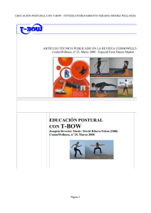 educación postural con t-bow - T