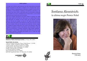 Guía de Lectura: Svetlana Alexeievich