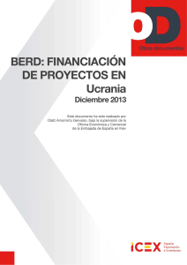 BERD. Financiación de proyectos en Ucrania 2013