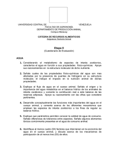 Cuestionario de Evaluación - Universidad Central de Venezuela