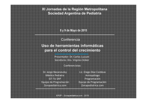 Conferencia - Sociedad Argentina de Pediatria