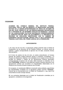 CG226/2009 - Instituto Nacional Electoral