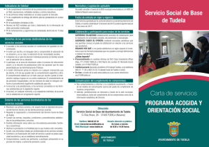Carta de Servicios del Programa de acogida y Orientación Social