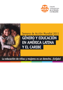 género y educación en américa latina y el caribe