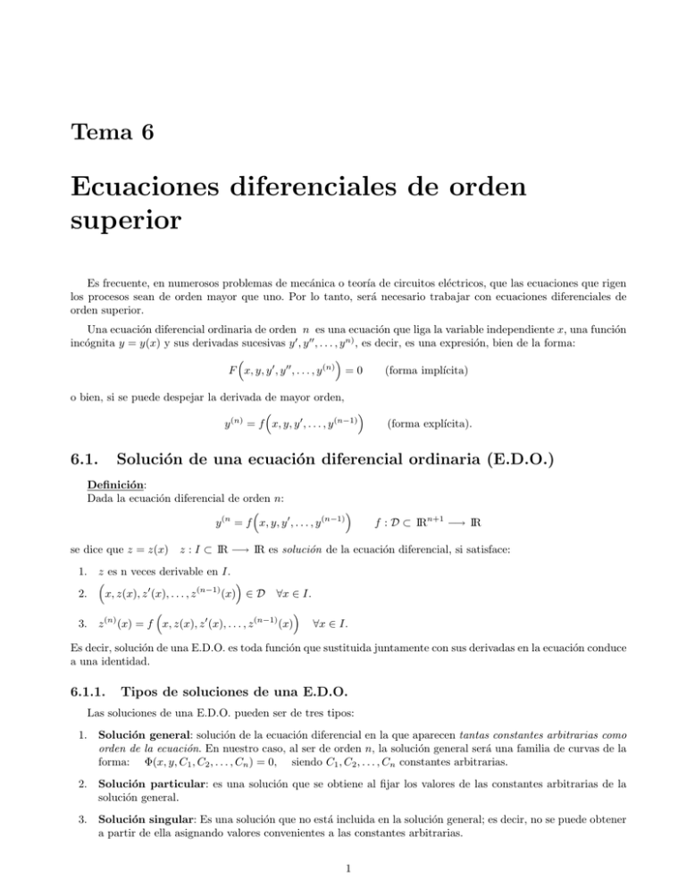 Ecuaciones Diferenciales De Orden Superior 2682