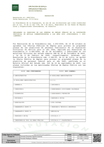 Caducidad Oferta P Empleo Diputación 2004 y 2005