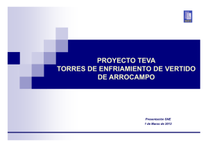 Presentación Almaraz Proyecto TEVA Torres Refrigeración