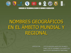 Diapositiva 1 - Instituto Geográfico Nacional