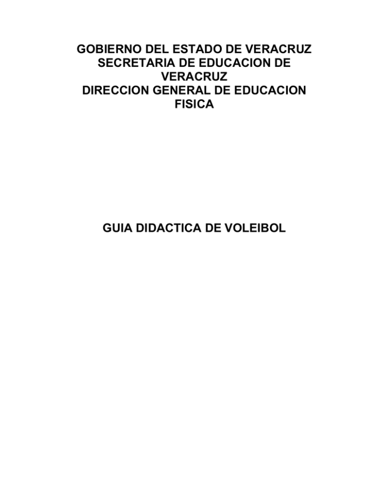 Voleibol - Dirección General De Educación Física