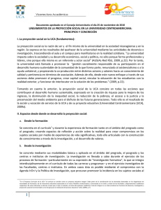 Lineamientos de la Proyección Social en la Universidad