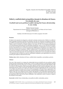 Fútbol y conflictividad sociopolítica durante la dictadura de Franco