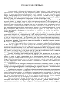EXPOSICIÓN DE MOTIVOS - Poder Judicial del Estado de Sonora