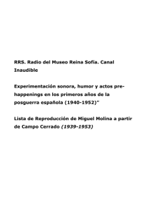 PDF Experimentación sonora - RRS. Radio del Museo Reina Sofía
