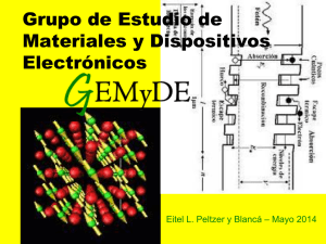 Grupo de Estudio de Materiales y Dispositivos Electrónicos GEMyDE