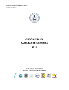 Cuenta Pública Año 2013 - Universidad de Magallanes