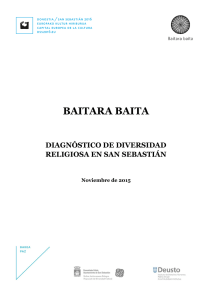 Baitara Baita_Diagnostico_ES - Donostia / San Sebastián 2016