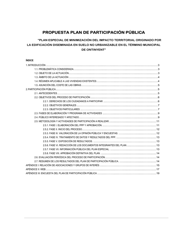 Propuesta Plan De Participación Pública