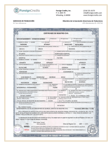 Foreign Credits, Inc. P. O. BOX 70 Wheeling, IL 60090 (224) 521