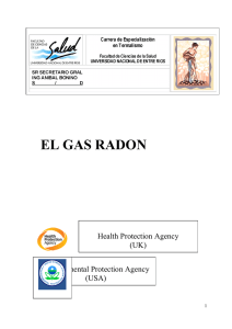 Radon is a natural radioactive gas