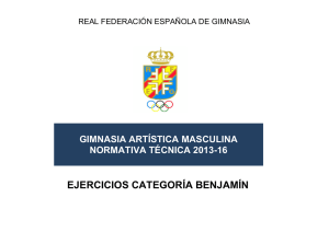 normativa categoría benjamín