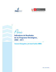 Proporción de menores de 5 años con Desnutrición Crónica