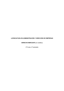 2º Curso. 2º semestre - Universidad Autónoma de Madrid