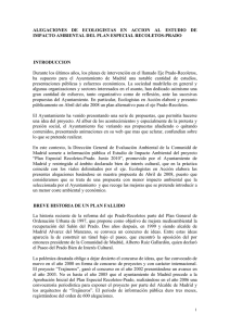 sugerencias de ecologistas en accion al procedimiento de