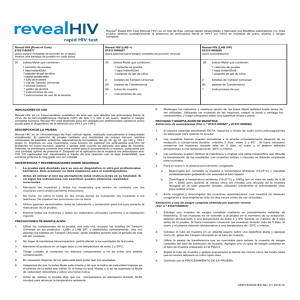 Rev 3_1 Reveal Rapid HIV Consolidated Insert (Spanish
