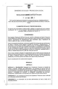Resolución 5405 de 2015 - Ministerio de Salud y Protección Social