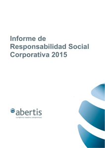 informe de responsabilidad social corporativa 2015