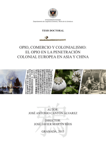 opio, comercio y colonialismo