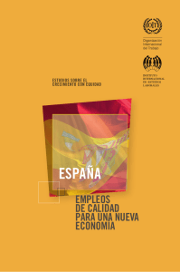 España: Empleos de calidad para una nueva economía